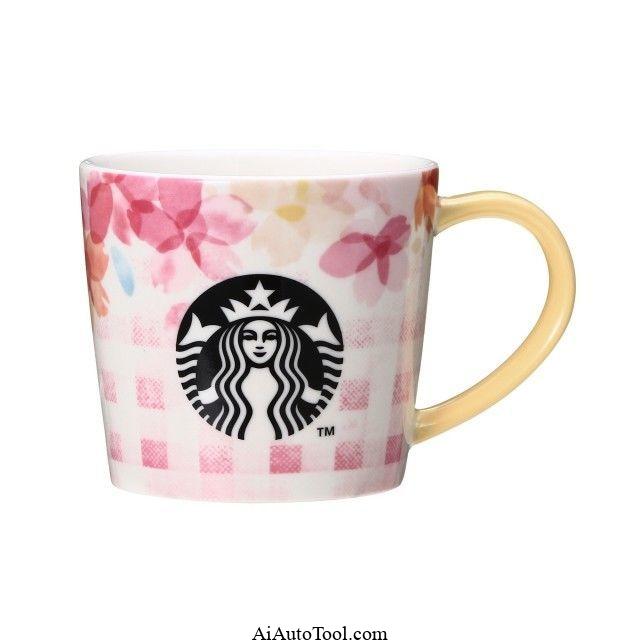 Starbucks Sakura 2022 Mug Logo Petal Gradation 355ml - Japanese Starbucks Mugs 5